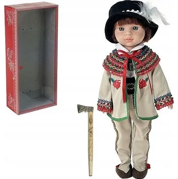 Panenka PANENKA V LIDOVÉM OBLEČENÍ. CHLAPEC MLUVÍ A ZPÍVÁ 38 Cm