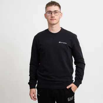 Pánská mikina Pánská mikina Champion Crewneck Sweatshirt černá 220727 KK001 S