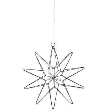 Vánoční dekorace Markslöjd Gleam černá závěsná hvězda