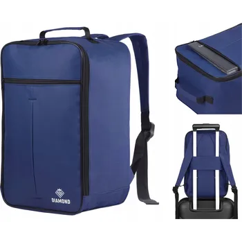 Městský batoh Cestovní Batoh 40x25x20 do letadla , lehké příruční zavazadlo DIAMOND