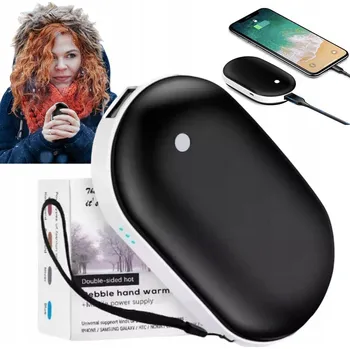 ELEKTRICKÝ OHŘÍVAČ RUKOU A POWERBANKA 2V1 USB S NASTAVITELNOU TEPLOTOU