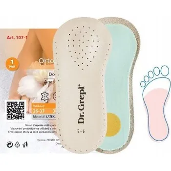 Vložka do bot Dr. Grepl ortopedické vložky do bot pro děti, velikost 42