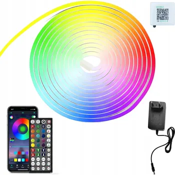 LED osvětlení LED pásek RGB 5m s dálkovým ovládáním a aplikací, LED diody k TV, Osvětlení, LED lišta