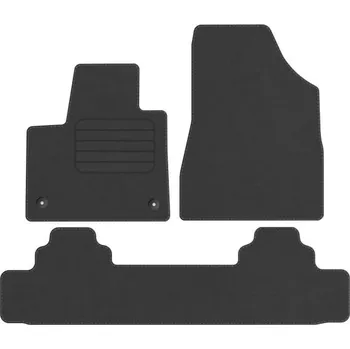 autokoberec Koberce Edecor velurové 3 ks