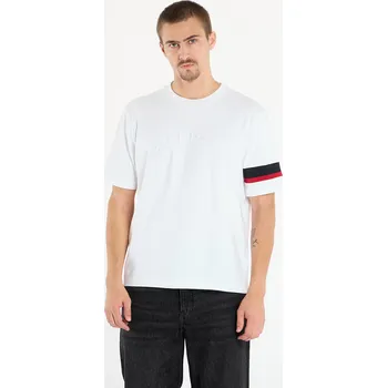 Pánské oblečení Tričko Tommy Hilfiger Rwb Insert Tee White M