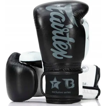 Boxerské rukavice Boxerské rukavice FAIRTEX FXB BG V2 (černo/bílé) [Hmotnost 14 oz]