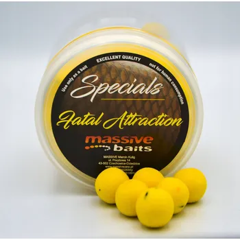 Boilies Plovoucí kuličky Massive Baits SPECIAL POP-UPS Fatal Attraction 11mm 150 Ml