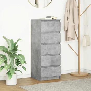 Příborník do zásuvky Příborník se zásuvkami betonově šedá kompozitní dřevo