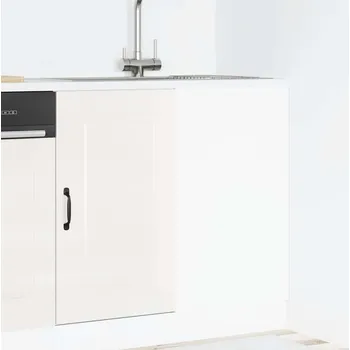 Kuchyňská skříňka Kuchyňská spodní skříňka "Kalmar" z vysoce lesklého bílého dřeva