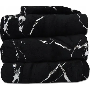 Prostěradlo Deka Xzhome z mikrovlákna 160 cm x 200 cm černá