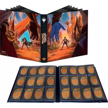 Sběratelská karetní hra Pořadač Album na karty 12-pocket Binder Outlaws Thunder Junction Magic: The Gathering MtG