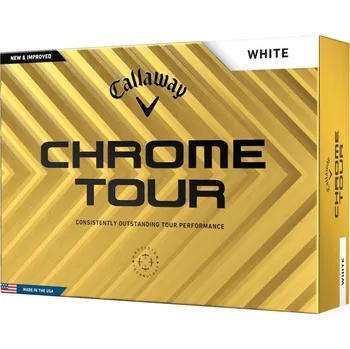 Golfový míček Callaway Chrome Tour 24, bílé golfové míčky