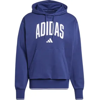 Pánská mikina Pánská mikina adidas Collegiate Hoodie tmavě modrá VEL. L