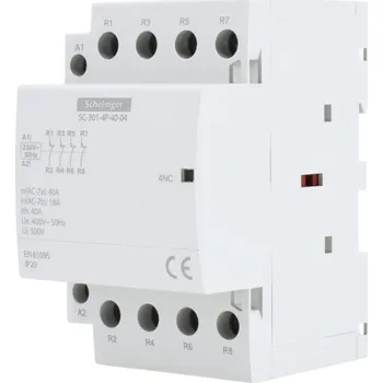 Stykač MODULÁRNÍ STYKAČ SC301 4P 40A TYP 40 (4NO + 0NC) SCHELINGER