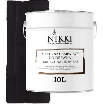 barva a nátěr na dřevo IMPREGNACE NA DŘEVO EXTRA LAZURA OCHRANNÁ S BARVOU JEDNOVRSTVÁ ČERNÁ 10L UV