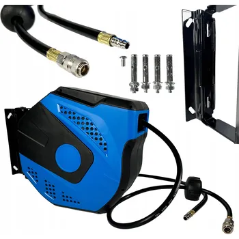 Zahradní hadice PNEUMATICKÁ HADICE 8x12 mm 10m NAVÍJECÍ AUTOMATICKY NA BUBNU