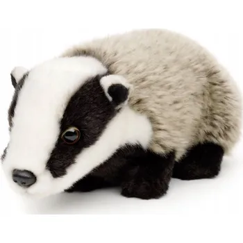 plyšák REALISTICKÝ JEZEVEC PLYŠOVÁ HRAČKA EKO 24 CM