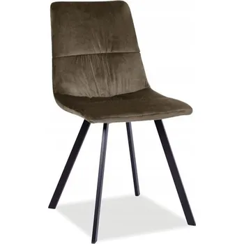 Jídelní židle Čalouněná židle TOLEDO velvet hnědá XX