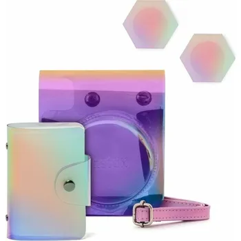 Ochrana fotoaparátu a videokamery Fujifilm Instax Mini 12 Accessory Kit Iridescent Pouzdro na fotoaparát