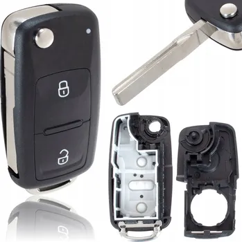 Tuning Pouzdro Klíče Dálkového Ovládání pro VW Golf Passat Tiguan Škoda Fabia Seat Leon