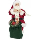 Vánoce - dekorace santa s pytlem dárků