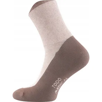 Pánské ponožky Zdravotní Ponožky Todo Medical Comfort Med bez tlaku 47-50 béžové