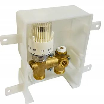 Instalatérský materiál X-HOME OMEZOVAČ RTL 3/4\" VENTIL pro PODLAHOVÉ TOPENÍ POD OMÍTKU HLAVICE RTL BOX P