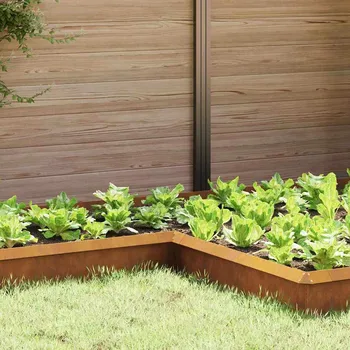 Truhlík Plaňka na šneky Rezavá 10 x 10 x 25 cm Povětrnostně odolná ocel