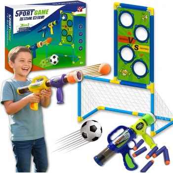 Obraz STŘELECKÁ SADA: TERČOVNICE S BRANKOU, DVĚ PISTOLE, STŘELBA NA CÍL, ŠIPKY