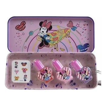 Set školních potřeb Zestaw lakierów met. etui Minnie Mouse
