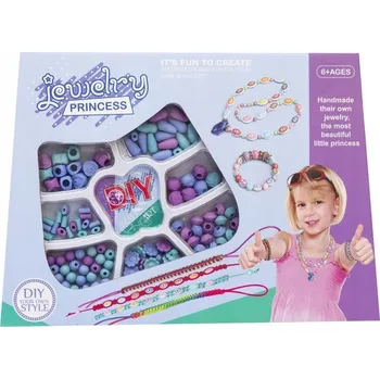 Dětské navlékací korálky Sada korálků na výrobu šperků