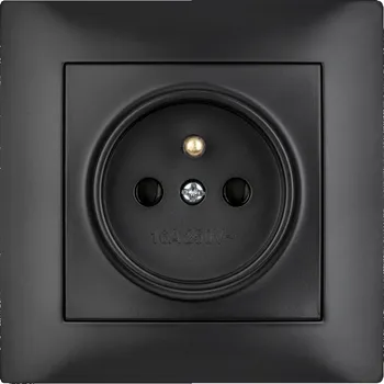 Elektrická zásuvka VCX Elektrická Zásuvka černá