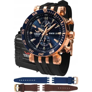 Hodinky Pánské Hodinky Vostok Europe VK61-575B590SB černé