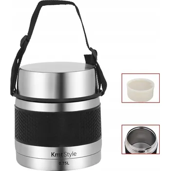 Termoska OBĚDOVÝ TERMOS Z NEREZOVÉ OCELI TERMO NÁDOBA NA JÍDLO 750ML