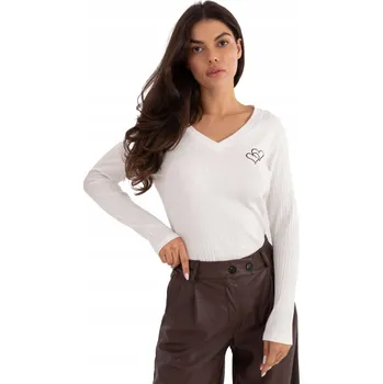 Dámské tričko Rue Paris halenka dlouhý rukáv střih přiléhavá velikost S/M