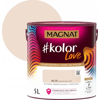 barva na zeď Barva latexová barva Magnat 5 l, přírodní len mat