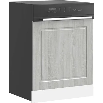 Kuchyňská skříňka Panel na myčku "Porto" šedý sonoma 60x1,5x67 cm kompozit