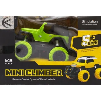 RC model auta MALÉ TERÉNNÍ AUTO NA DÁLKOVÉ OVLÁDÁNÍ ZELENÉ RC AUTO PRO DĚTI