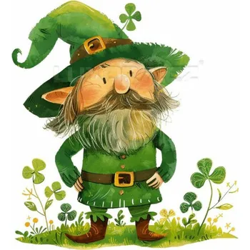 Nažehlovačka Skřítek čtyřlístek - 6 x 5 cm