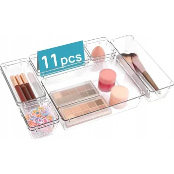 Úložný box Organizér do zásuvek pro uložení kosmetiky a doplňků v koupelně