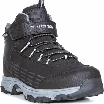 Dětská treková obuv Dětská outdoorová obuv Trespass Harrelson Trespass černá | šedá 3467928