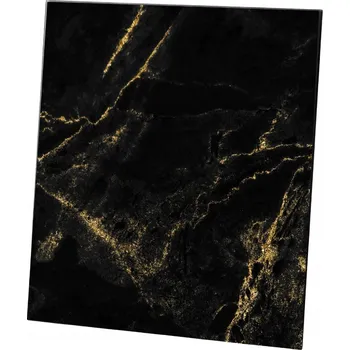 Vrták Ozdobný skleněný panel k ventilátoru Drim, mramor černý, průměr 100/125 mm