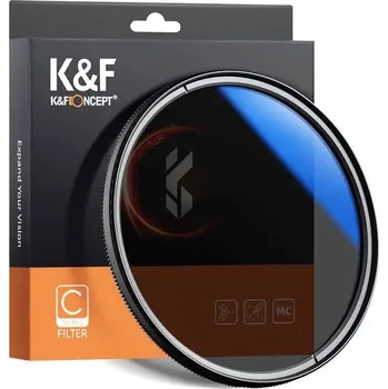Polarizační filtr K&F Concept CPL HD MC Blue Slim C 77mm