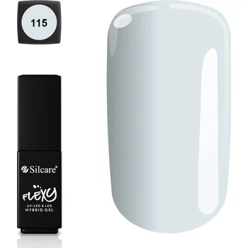 Přípravek na nehty Hybridní lak Flexy 115 modrý 4,5 g na nehty, bez TPO