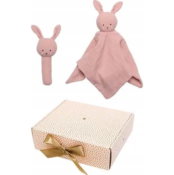 Chrastítko a mazlicí hadřík – dárková sada