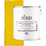 IMPREGNACE NA DŘEVO EXTRA LAZURA OCHRANNÁ KRYCÍ S ODSTÍNEM ŽLUTÁ 5L - JEDNA VRSTVA