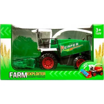 autíčko COMBINE NA KUKUŘICI ZEMĚDĚLSKÝ STROJ HRAČKA S FRIKČNÍM POHONEM