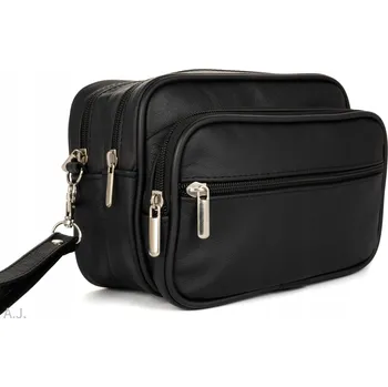 Kabelka Pouzdro/Taštička do ruky LESA2 černé