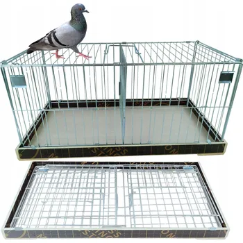 POZINKOVANÁ VÝSTAVNÍ KLECE PRO HOLUBY A OKRASNÉ PTÁKY, SILNÝ DRÁT