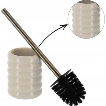 WC štětka WC ŠTĚTKA S DRŽÁKEM DO KOUPELNY KAMENINOVÁ STYLOVÁ 70. LÉTA